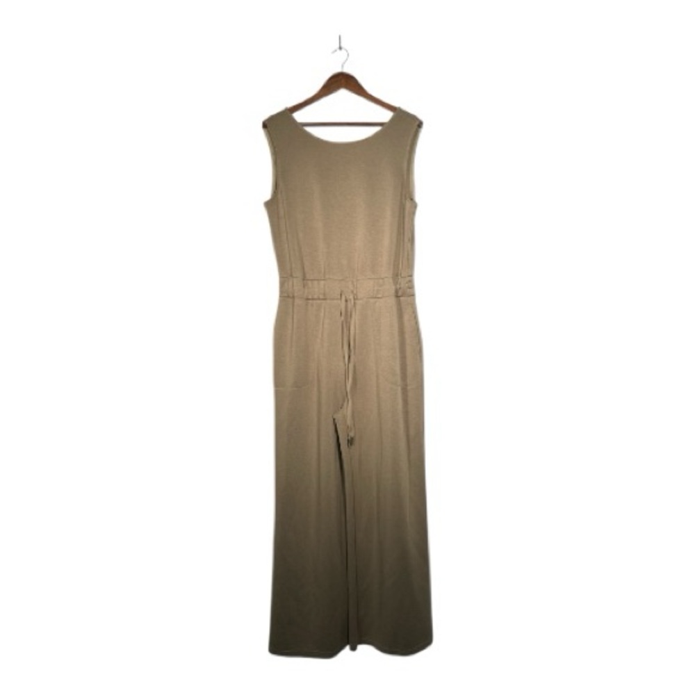 ANRABESS Tan‎ Sleeveless Jumpsuit